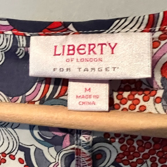 Liberty of London for Target colorful peplum tunic top size Medium - Picture 3 of 4